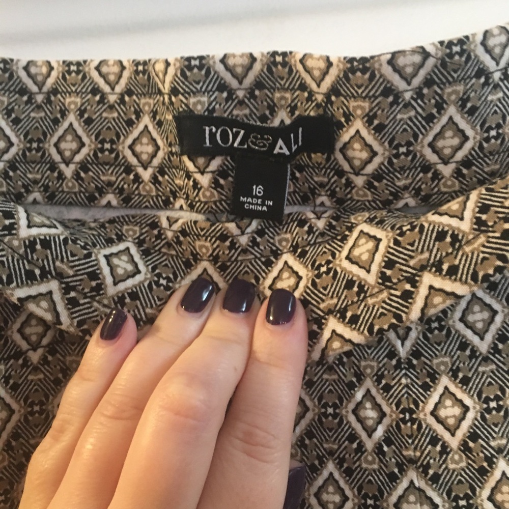Patterned Work Pants - Picture 3 of 4